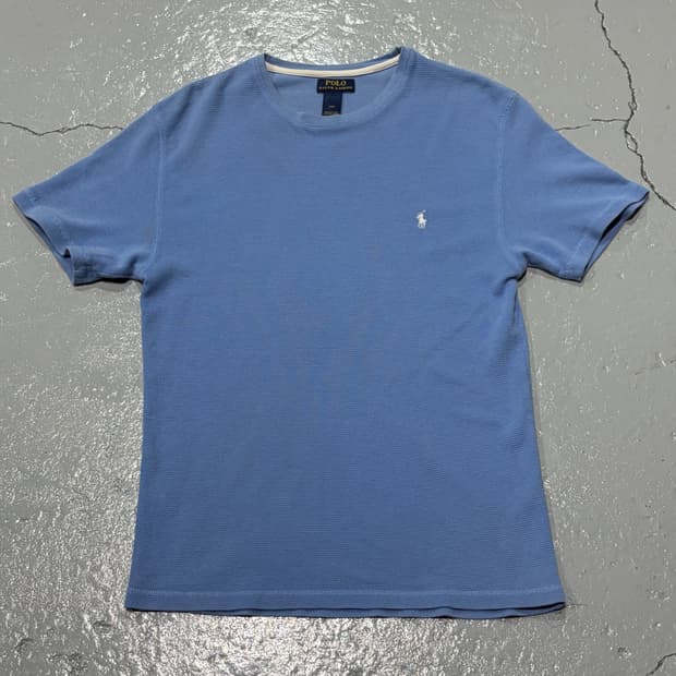 폴로 랄프로렌(Polo Ralph Lauren) 와플 니트 반팔셔츠