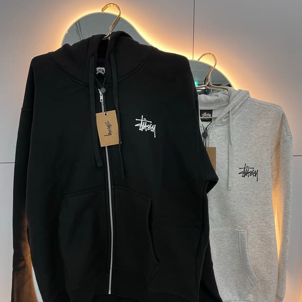 [새상품] [초특가] 스투시 베이직 후드집업 남여공용