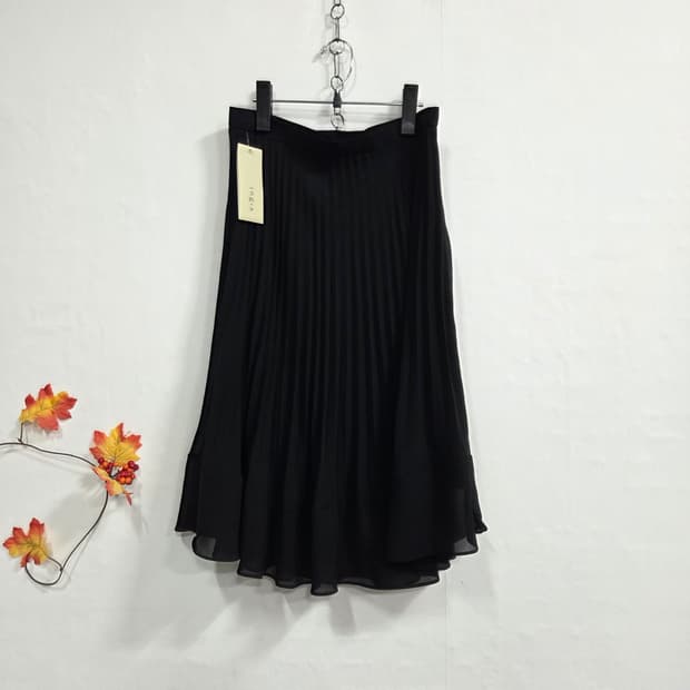 잉어 ing:a 블랙 플리츠 롱 스커트 29
