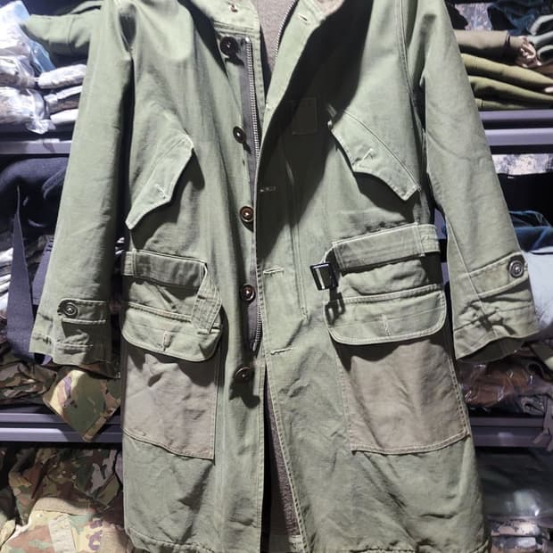 미 빈티지 울 코트