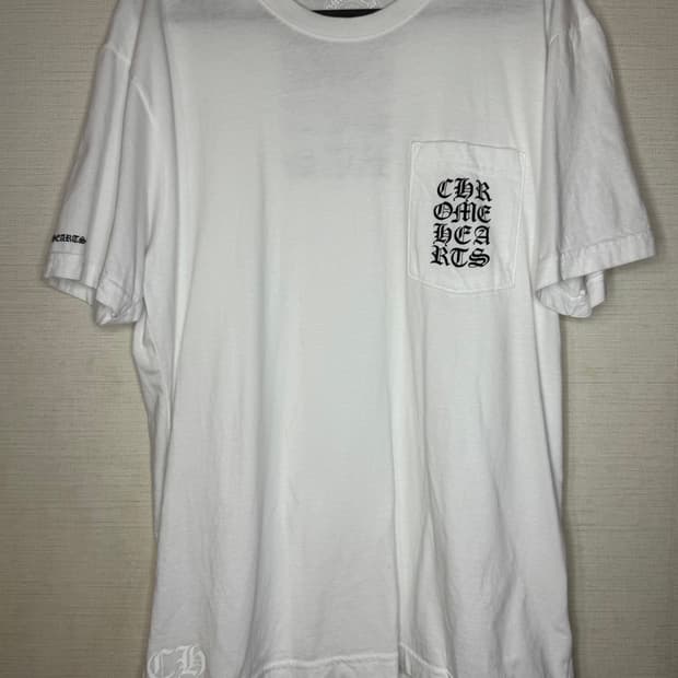 크롬하츠 버티컬 로고 티