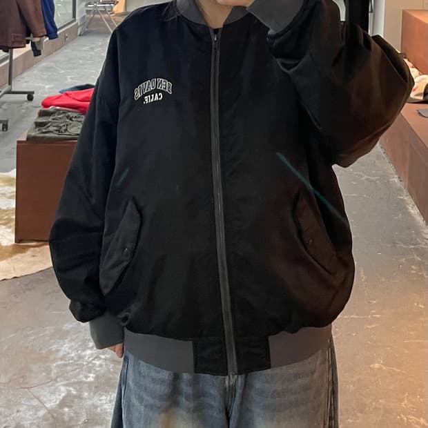 벤 데이비스 올드스쿨 나일론 바시티 자켓 H2328