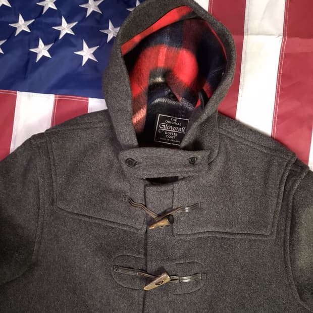 오리지날 영국제조 글로버올 울 더플 코트