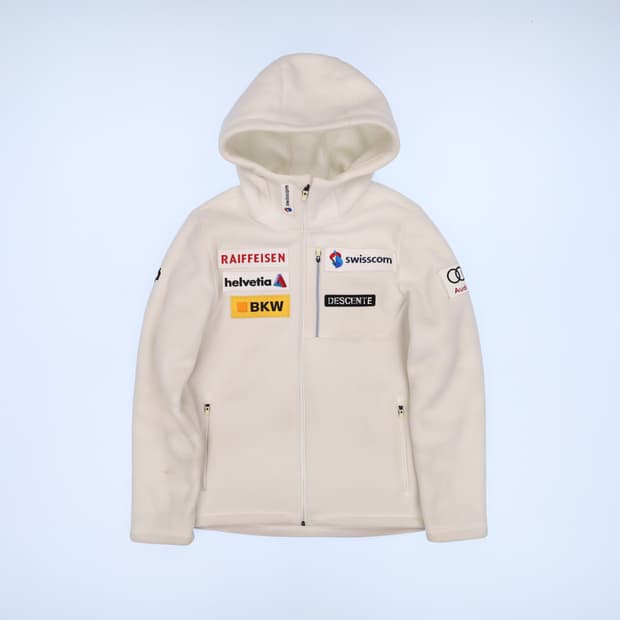 95 데상트 아우디 스위스 스키팀 후리스 자켓 N7359