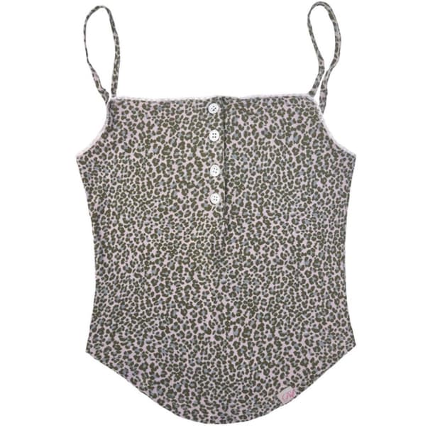 플리즈노팔로우 리리탑 호피 핑크