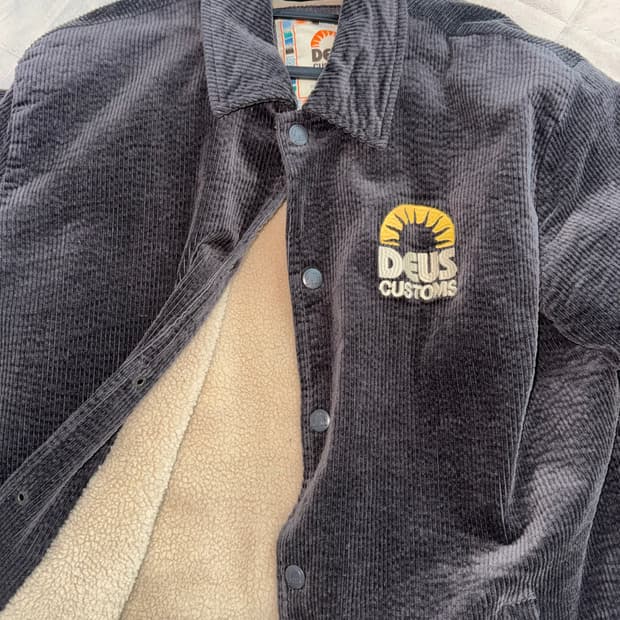 데우스 엑스마키나 코치 자켓 안감 뽀글이 M