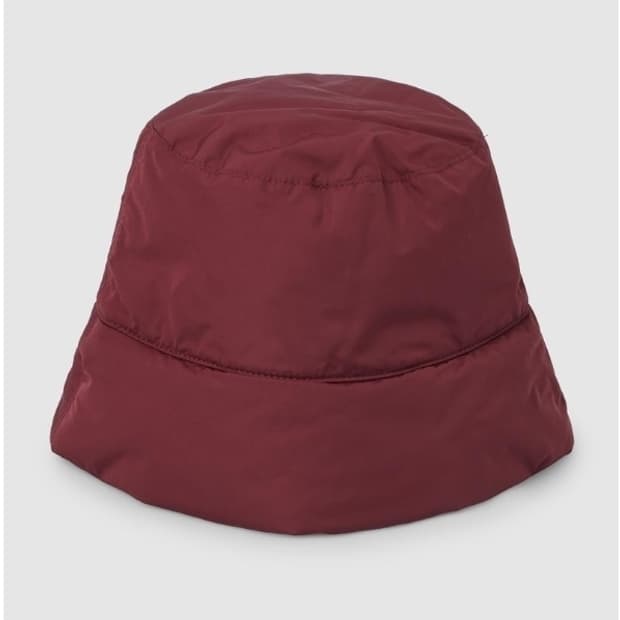 코스 패디드 버킷햇 버건디