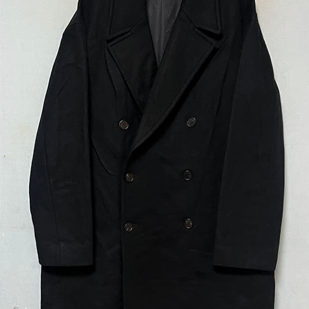 인사일런스 남자 캐시미어 더블 롱코트 오버핏 L 100-105