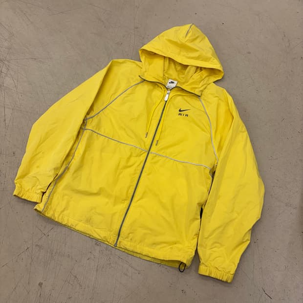 나이키 스카치 옐로우 후드 바람막이