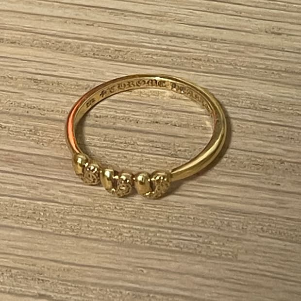 크롬하츠 22k 쓰리하트링 US 8호(17-18호)