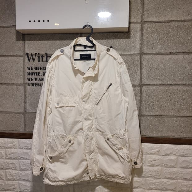 버버리 코튼 자켓 L 