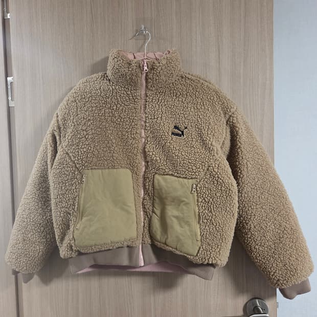 푸마 리버시블 양털/패딩 자켓