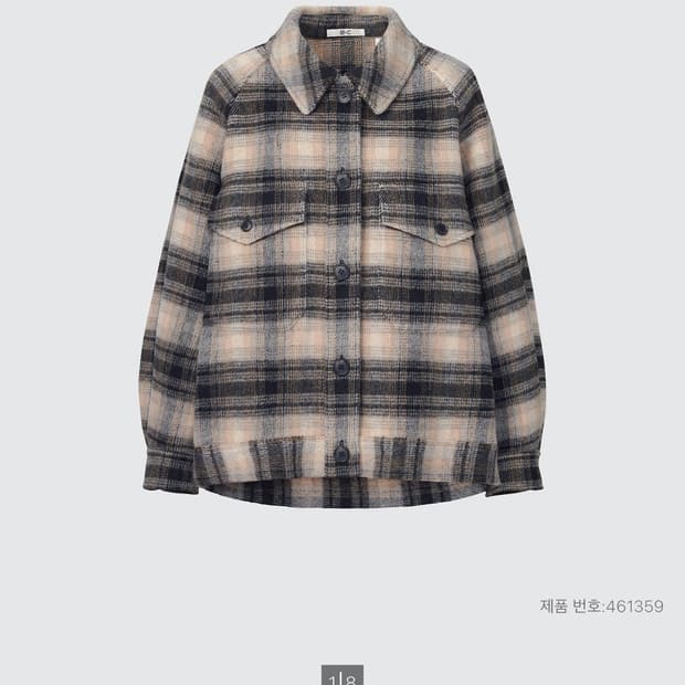 유니클로 오버사이즈 재킷