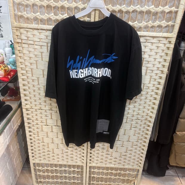 100-105 정품 요지야마모토+네이버후드 반팔 팝니다