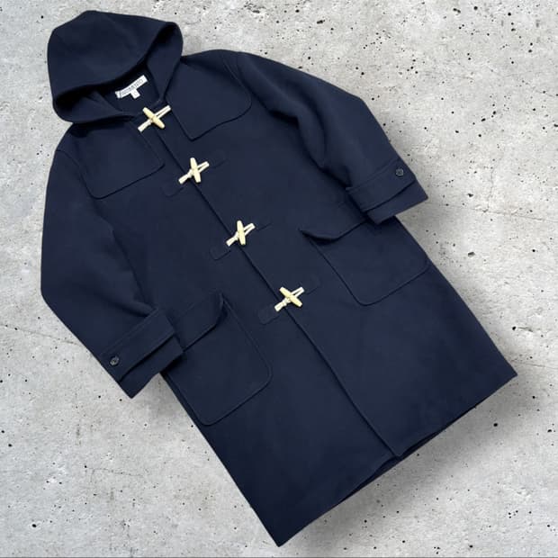 [L] PARTIMENTO 파르티멘토 네이비 떡볶이 더플 코트 C383