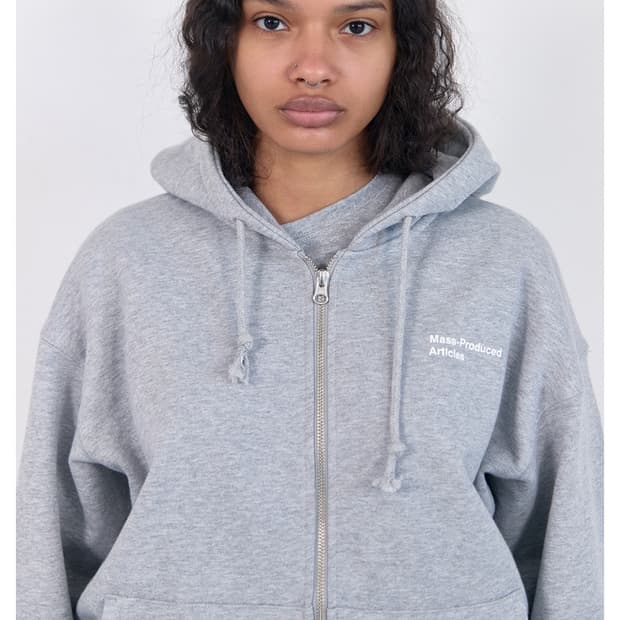 구함) 플라스틱 프로덕트 후드집업 그레이