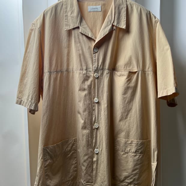 르메르 반팔 셔츠 베이지 52사이즈