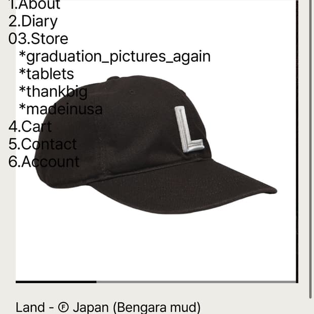 테프스토어스  Land - Japan (Bengara mud) -m