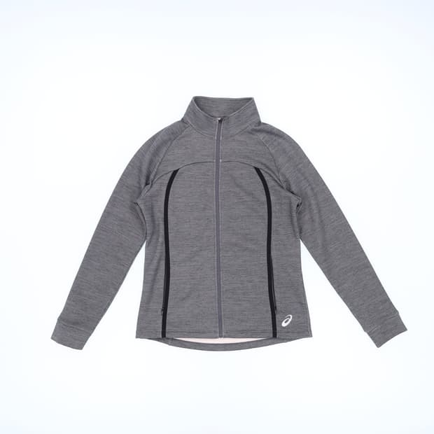 [M] 아식스 여성 기모 트레이닝 집업 자켓  1215H2