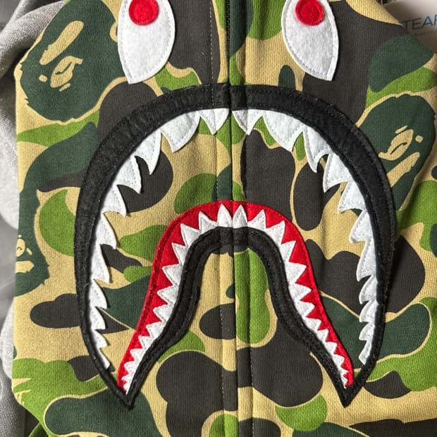 베이프 후드집업 녹계