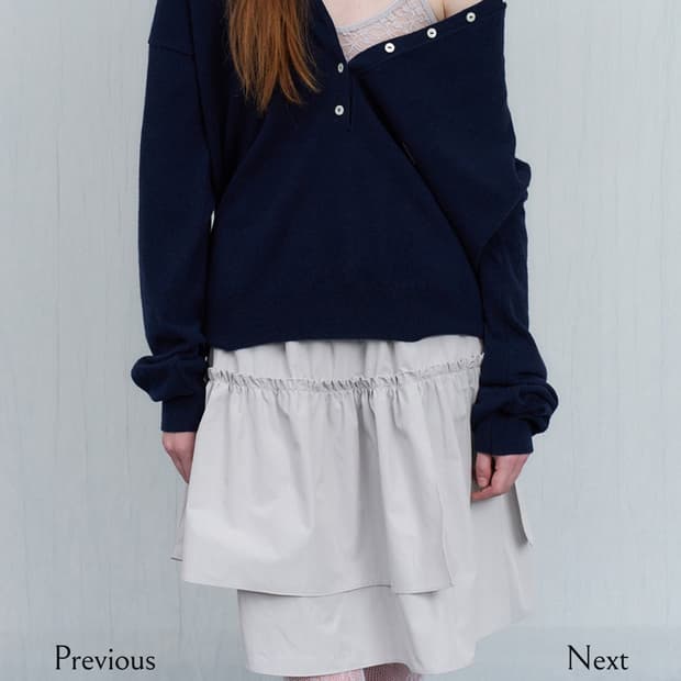 포에토 KYALE HENRY KNIT - NAVY