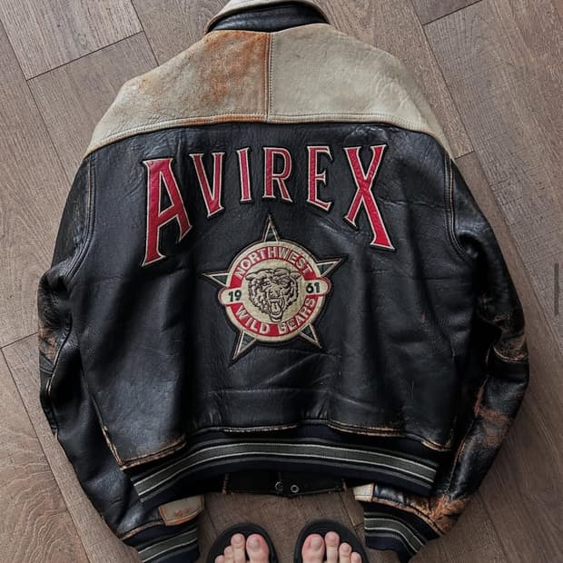 90‘s Avirex (아비렉스 가죽자켓)