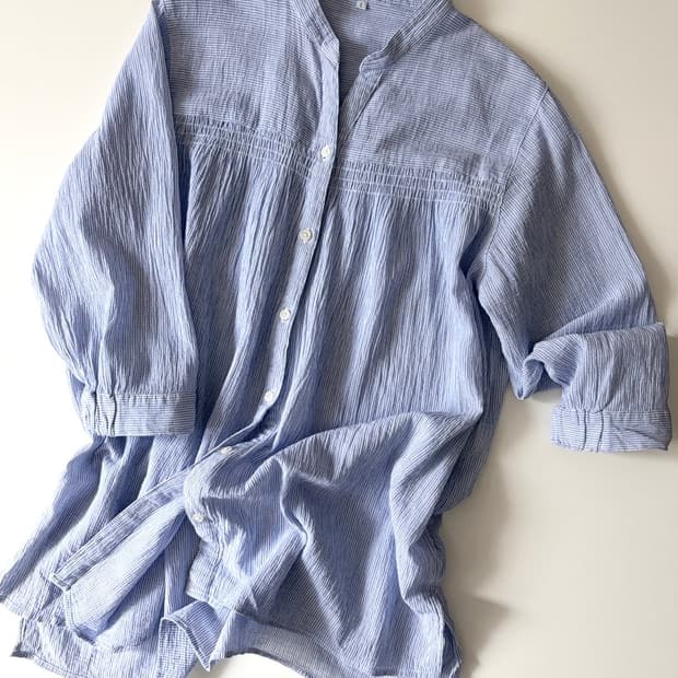 stripe patterned blouse