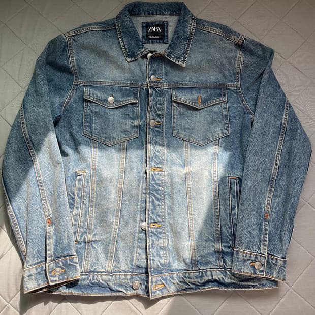 Zara 데님 자켓