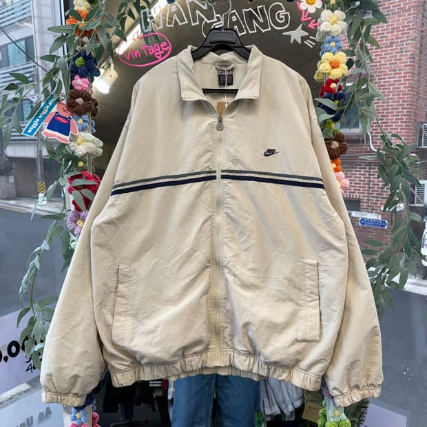 나이키 오버핏 올드스쿨 바람막이
