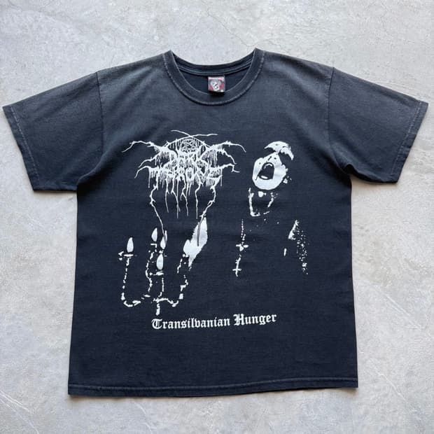 빈티지 90s Dark Throne 티셔츠