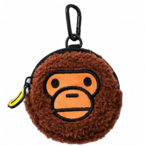 베이프 동전지갑 키링 