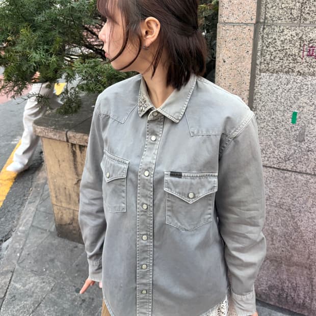 Lee x nano 콜라보 웨스턴 셔츠