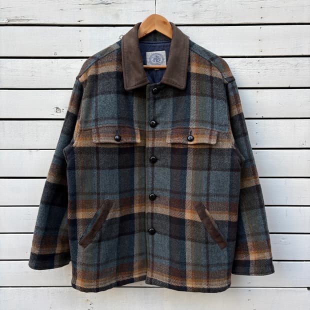 J Press 제이프레스 체크 코트 자켓