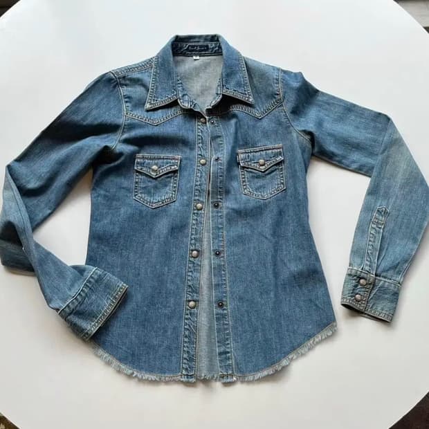 Earl jean 얼진 데님 셔츠