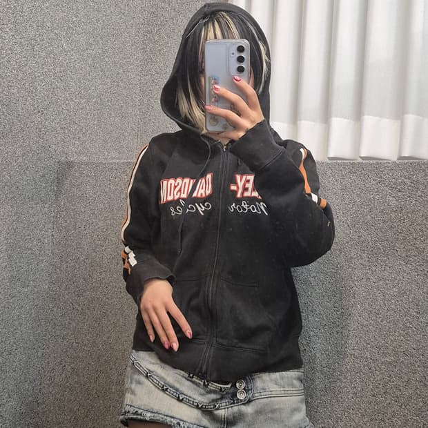 HARLEY DAVIDSON HOODIE ZIPUP 