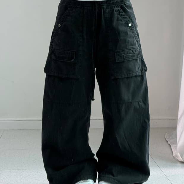 폴리 테루 프론트 카고팬츠