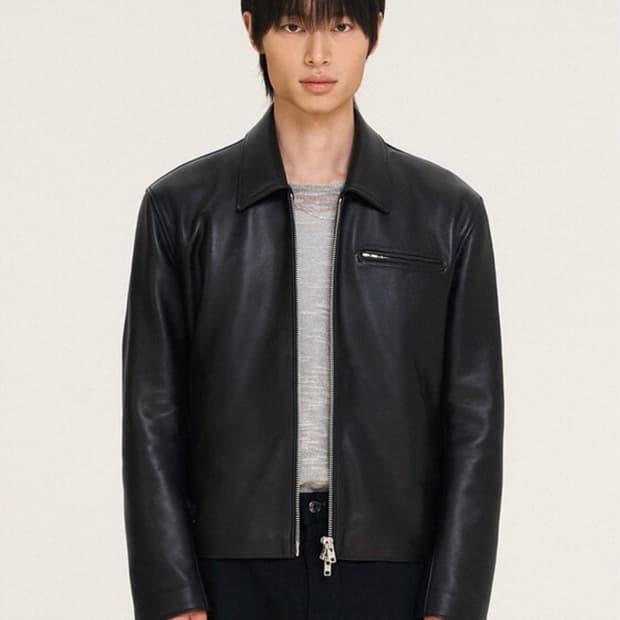 DOFFJASON 도프제이슨 2WAY 램스킨 양가죽 싱글 레더 자켓