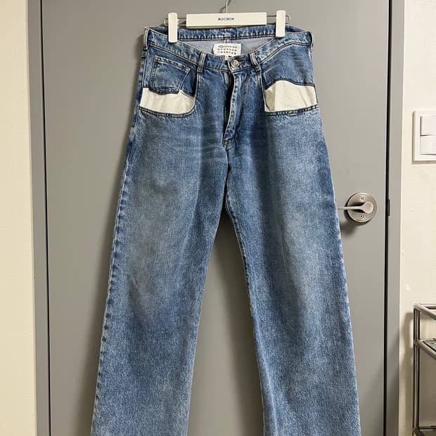 마르지엘라 콘트라스트 데님 40사이즈