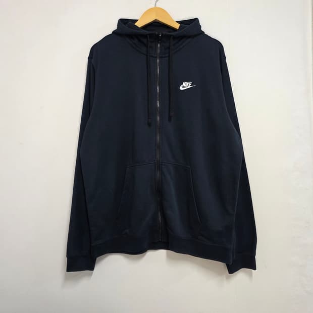 XXL) 나이키 풀집 후드집업 다크네이비