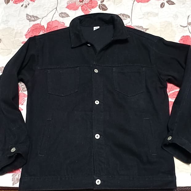 파르티멘토 블랙데님자켓 100 가슴58 기장70
