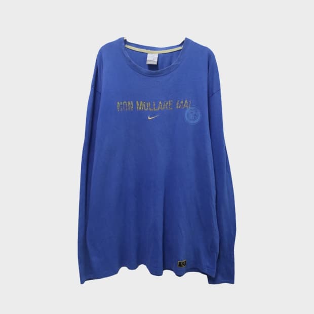 나이키 블루 긴팔 티셔츠 61359