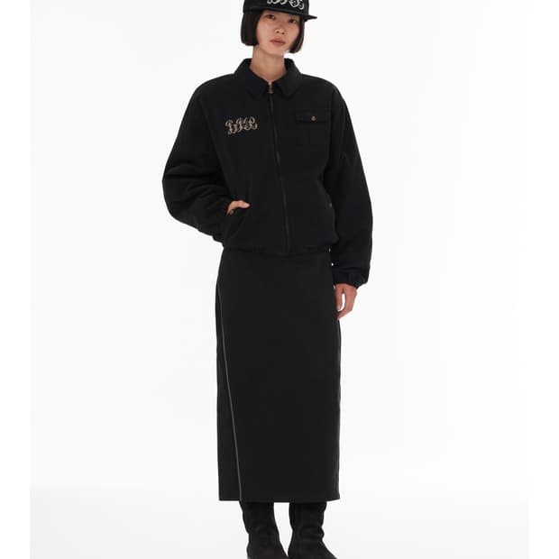 웰빙익스프레스 자켓 블랙 S