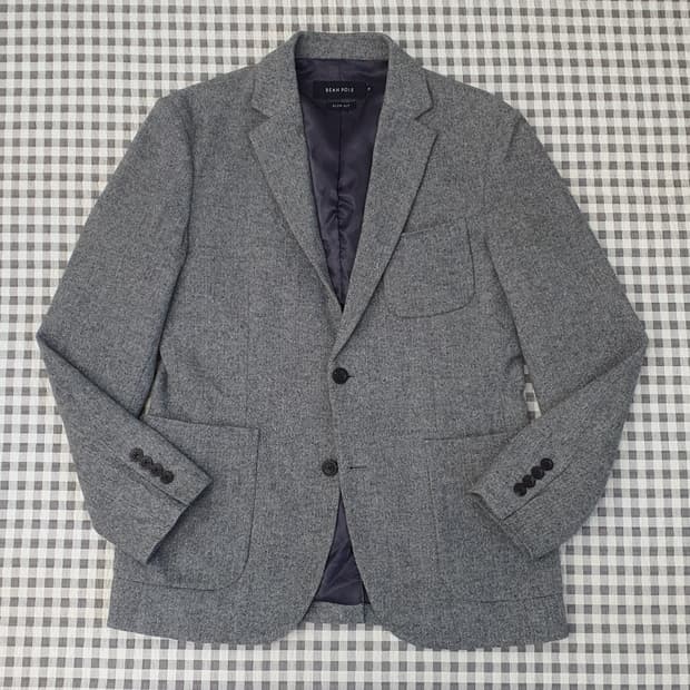 빈폴 헨링본 울 블레이저 자켓 남자95