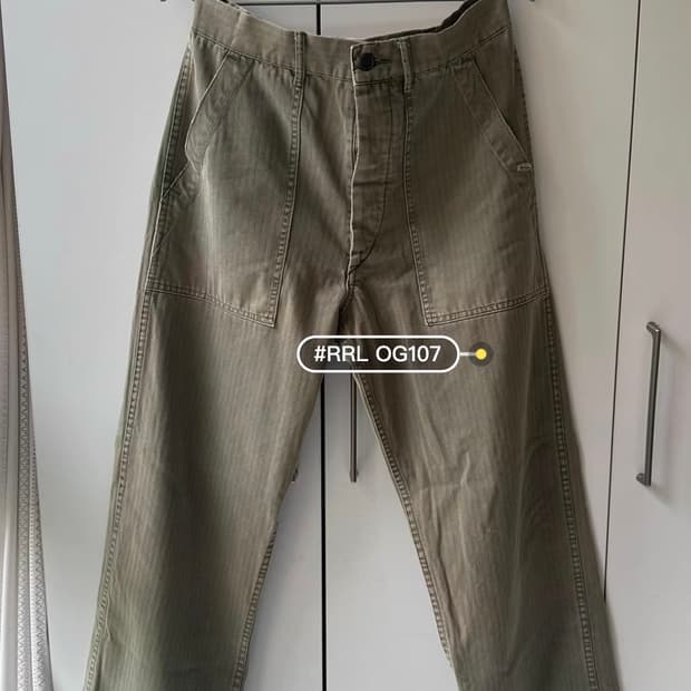 rrl 더블알엘 헤링본 og107 퍼티그