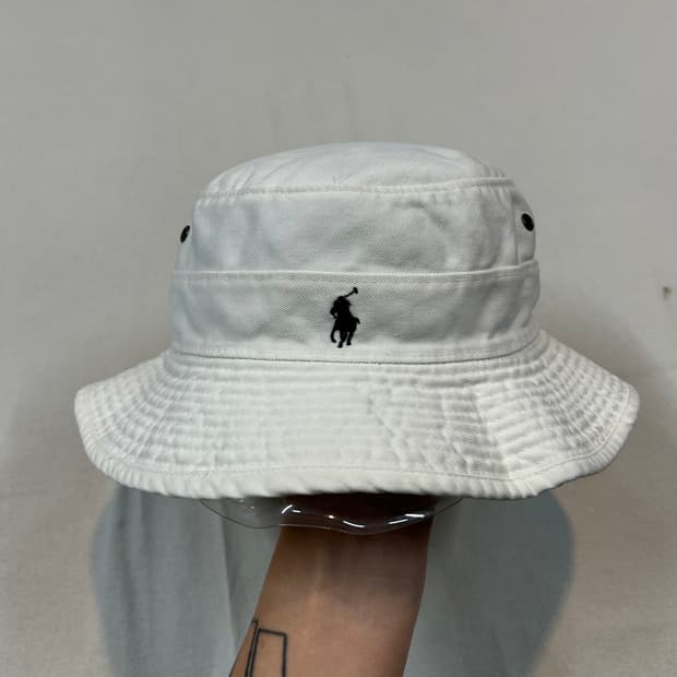폴로 랄프로렌 트윌 코튼 버킷햇 90's USA