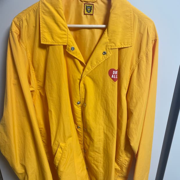 휴먼메이드 옐로우 코치자켓 L
