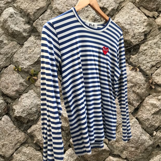 꼼데가르송 스트라이프티