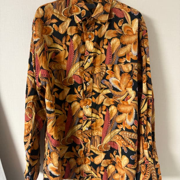 KENZO 겐조 플라워 패턴 블라우스