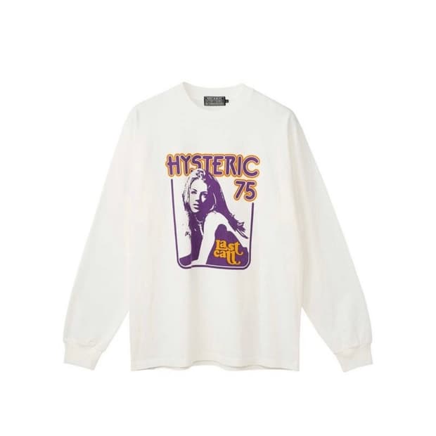 히스테릭글래머 라스트콜 last call 75 롱슬리브 XL