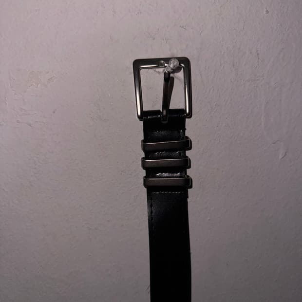 스퀘어 링 레더 벨트